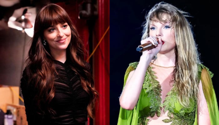 Dakota Johnson honors Taylor Swift in hilarious ‘SNL' monologue
