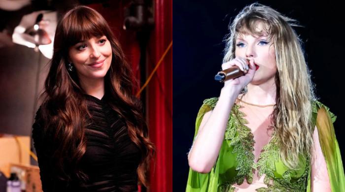 Dakota Johnson honors Taylor Swift in hilarious ‘SNL' monologue