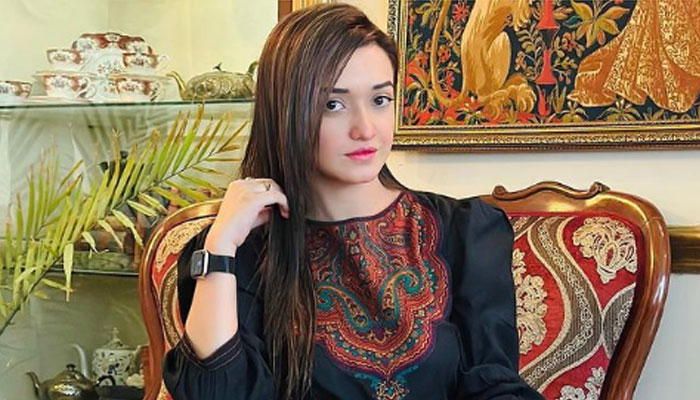 Sanam Javaid Khan, PTI candidate for general elections 2024. — Instagram/@sanamjavaidkhan