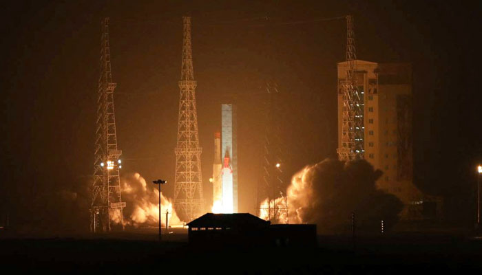 The Simorgh satellite carrier carrying three satellites is seen at an undisclosed location in Iran, in this handout image obtained on January 28, 2024. — Reuters