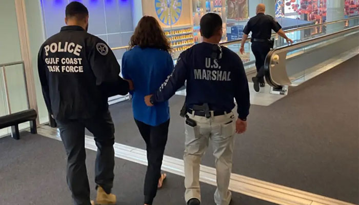 US Marshals moved Kaitlin Armstrong to an airport.  — X/@OfficialUS crime
