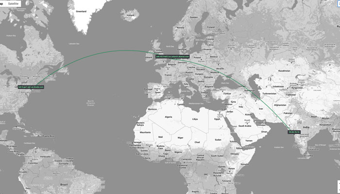 AWS’s Global Infrastructure map. Image provided by B4A