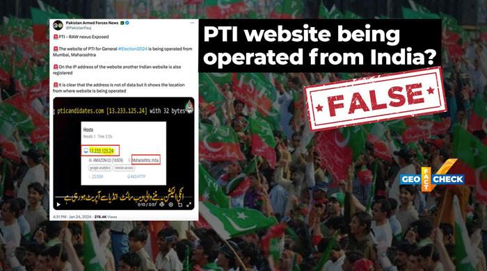 Fact-check: No, PTI's website is not being operated from India - Vimarsana News