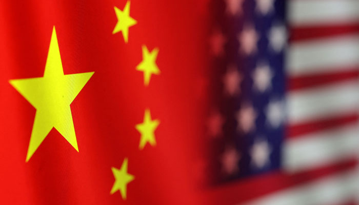 United States and Chinese flags are seen in this illustration taken, on January 30, 2023. — Reuters