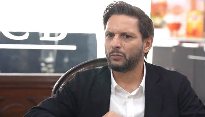 Ex-skipper Shahid Afridi. — X/TheRealPCB