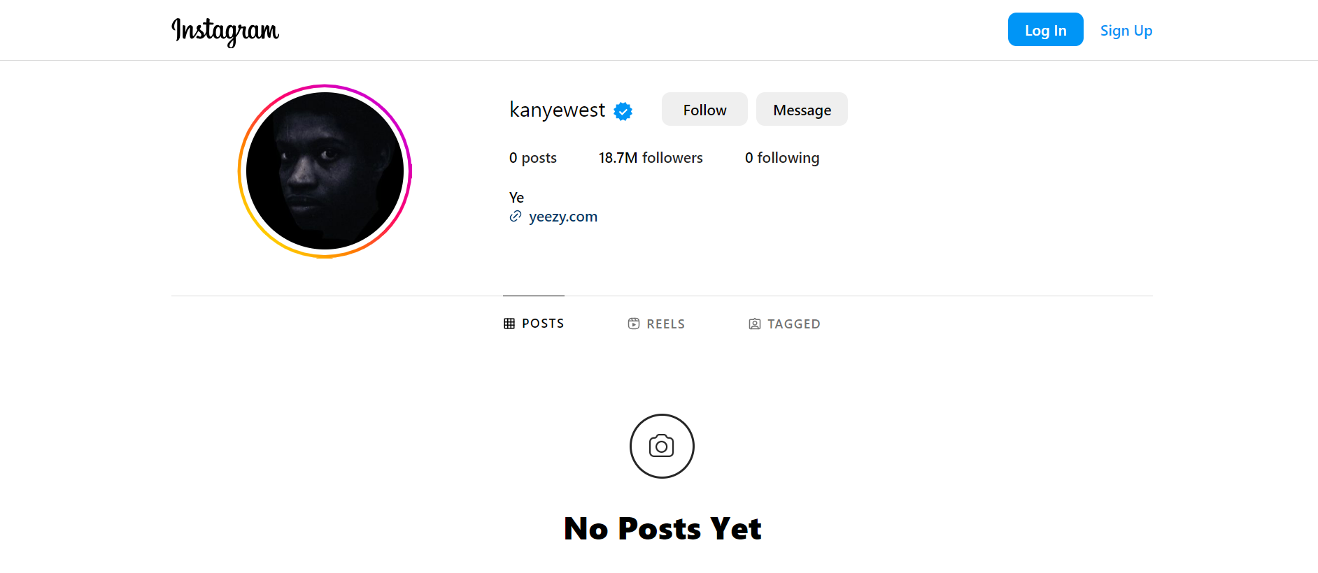 Photo: Kanye Wests Instagram