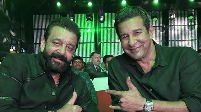 Bollywood superstar Sanjay Dutt calls Wasim Akram ‘god of cricket’