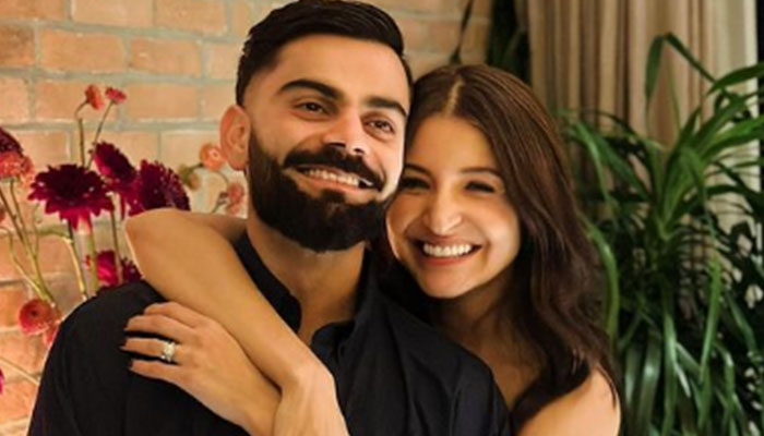 Indian cricketer Virat Kohli with his wife Anushka Sharma. — Instagram/virat.kohli
