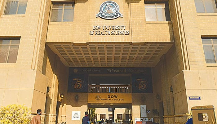 An undated image of the Dow University of Health Sciences (DUHS). — AFP/File