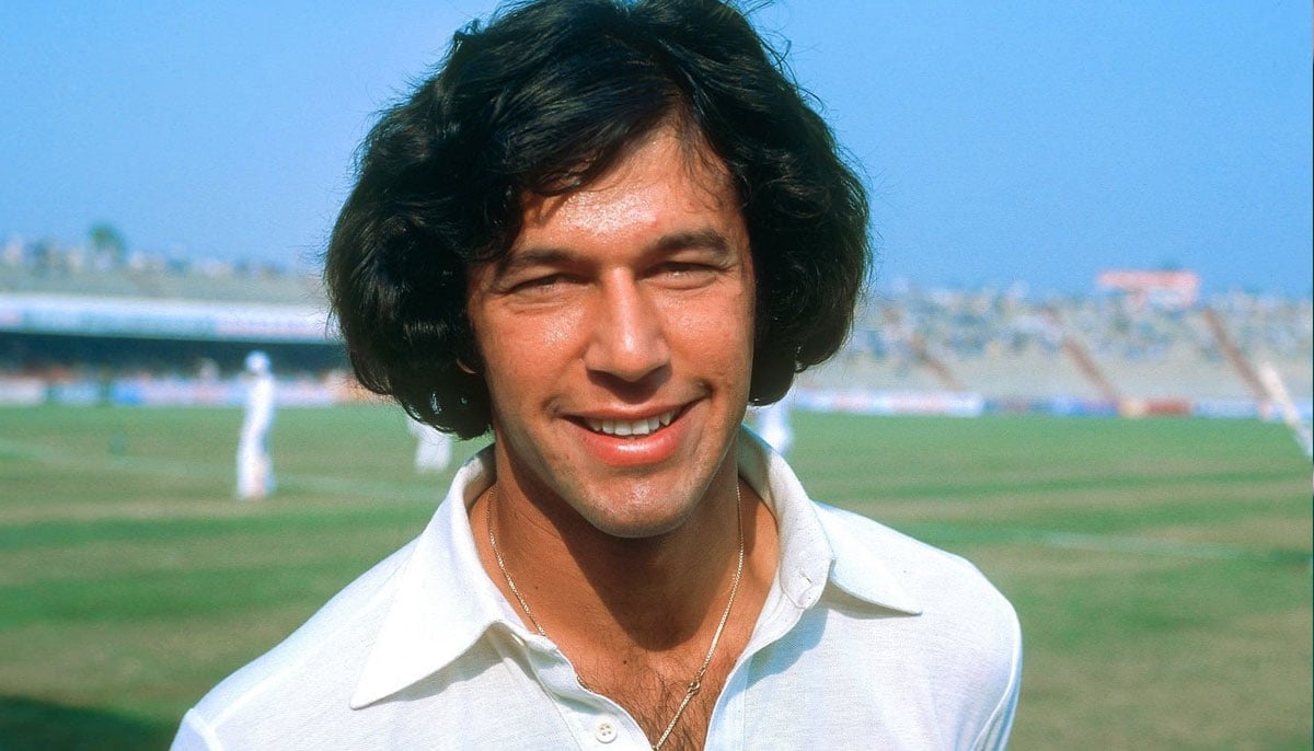 Imran Khan in 1978.—Patrick Eager