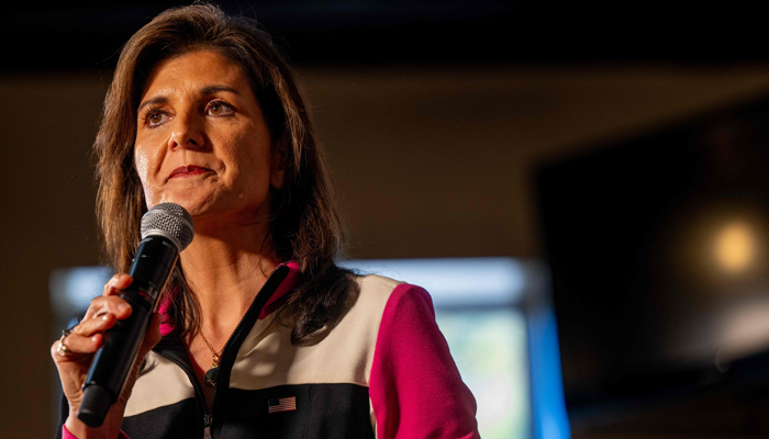 Former UN Ambassador Nikki Haley speaks during a campaign rally at the Docs Barbeque and Southern Buffet restaurant on February 01, 2024, in Columbia, South Carolina. — AFP