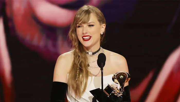 Grammys 2024: Taylor Swift enthrals fans as she announces new album