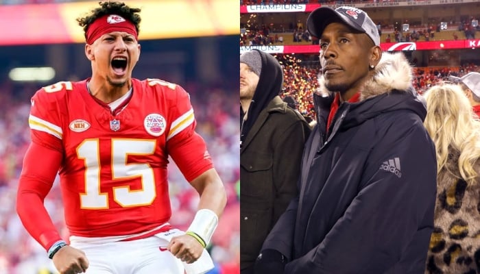 This combination of images shows Kansas City Chiefs quarterback Patrick Mahomes (left) and his father and former Major League Baseball pitcher Pat Mahomes Sr. — Reuters/Yahoo Sports/Files