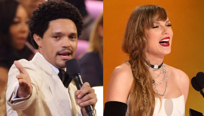 Trevor Noah is getting praise from Swifties for a great Taylor Swift joke at Grammys