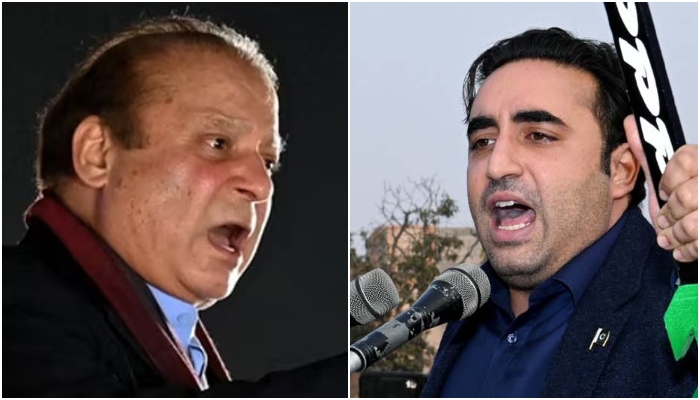 PML-N supremo Nawaz Sharif (left) and PPP chief Bilawal Bhutto Zardari. — AFP/PPI/File