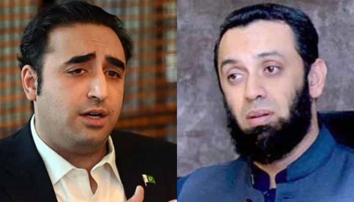 PPP chief Bilawal Bhutto Zardari (left) and PML-N leader Ata ullah Tarar. — AFP/APP/File