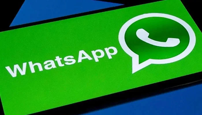 A display of the WhatsApp logo on a smartphone. — AFP/File