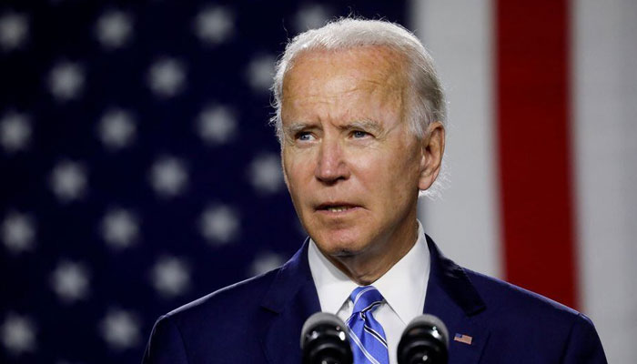President Joe Biden speaks at a campaign event on July 14, 2020. — Reuters