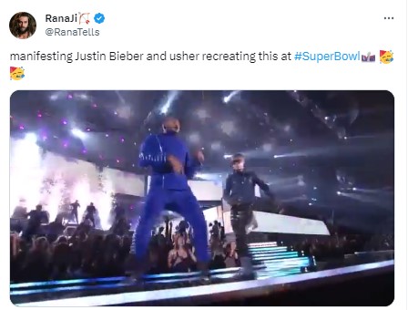 Fans react to Justin Bieber joining the stage at Super Bowl