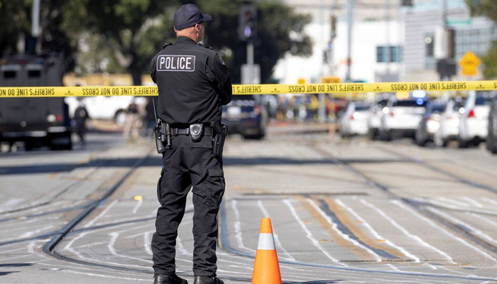 Police secure the scene of a mass shooting at a rail yard run by the Santa Clara Valley Transportation Authority in San Jose, California. — Reuters/File