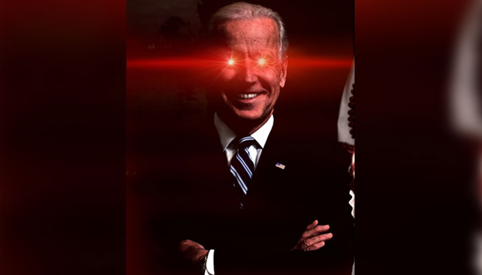 The “Dark Brandon” meme originated as a play with the right on the anti-Biden slogan “Let’s Go Brandon. — X/@JoeBiden