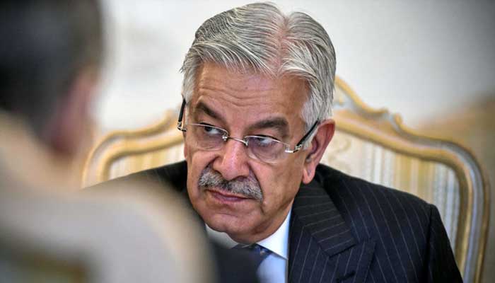PML-N leader Khawaja Muhammad Asif. —AFP/File