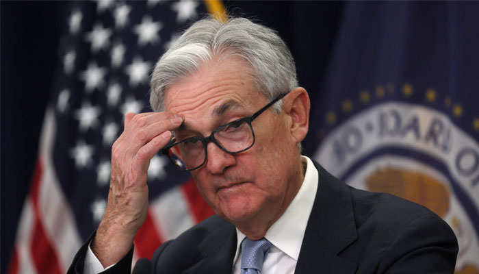 Federal Reserve Board Chair Jerome Powell holds a news conference after the Fed raised interest rates by a quarter of a percentage point following a two-day meeting of the Federal Open Market Committee (FOMC) on interest rate policy in Washington, US, March 22, 2023. —Reuters