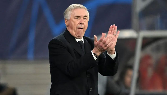 Real Madrid coach Carlo Ancelotti is all praise for his team after victory over Leipzig. — AFP