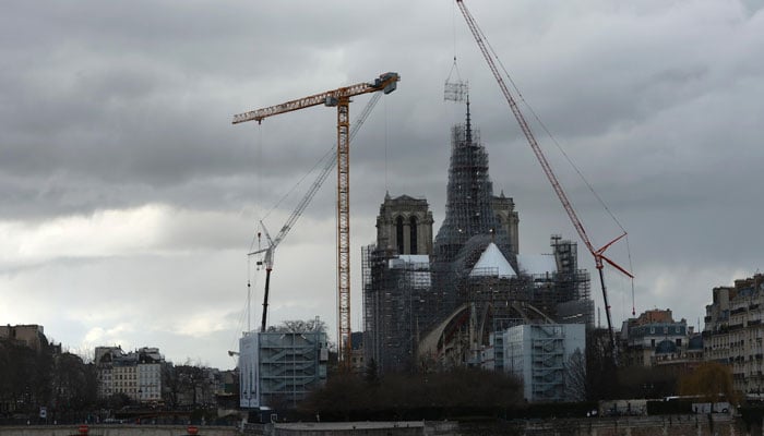 Notre Dame unveils magnificent spire five years after the fire gutted the building. — KVNU