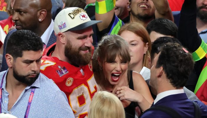 Taylor Swift passes on Travis Kelces parade on Valentines Day