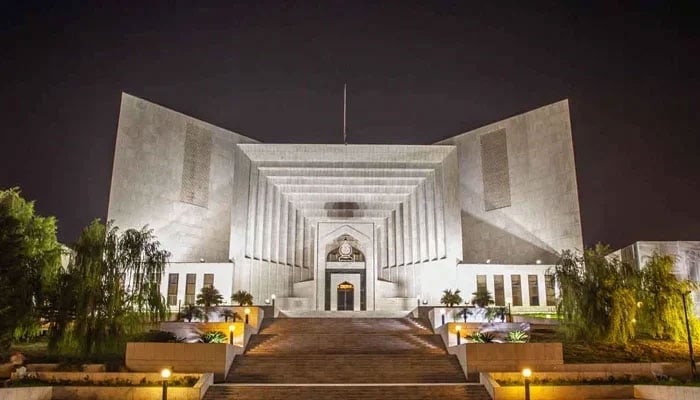 The front face of the Supreme Court building in Islamabad. —Supreme Court/File