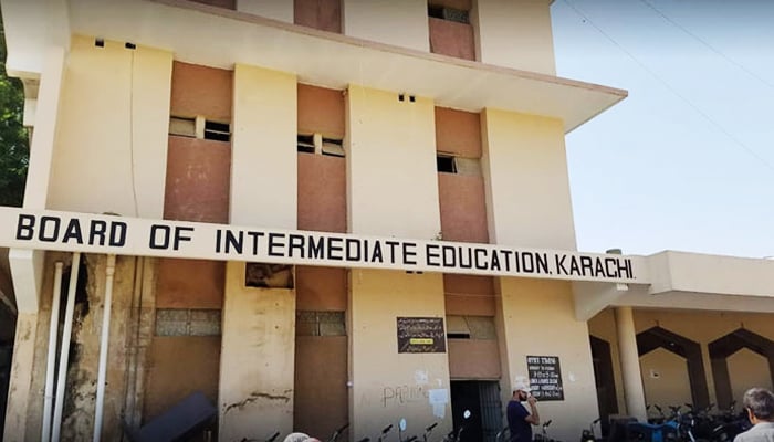 Board of Intermediate Education Karachi (BIEK) building. — Facebook/BIEK Official