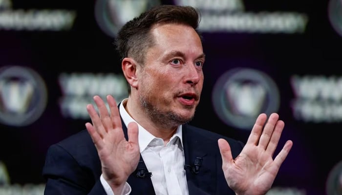 CEO of SpaceX and Tesla Elon Musk gestures as he attends the Viva Technology conference dedicated to innovation and startups at the Porte de Versailles exhibition centre in Paris, France, June 16, 2023. — Reuters