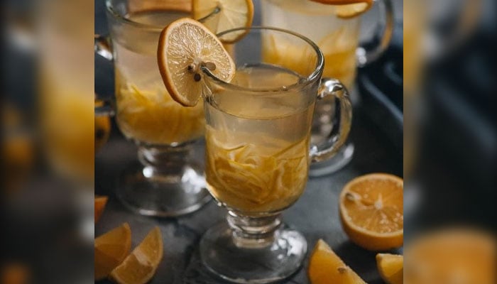 A glass of yuja (citron) tea. — Omnivore Cookbook