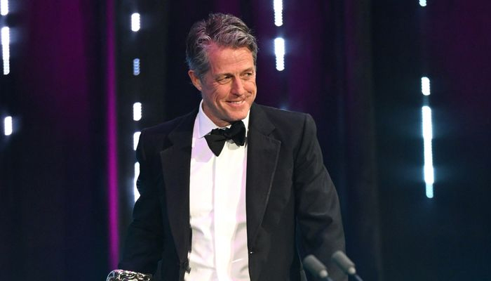Hugh Grant hilariously channels inner Oompa Loompa at 2024 BAFTA Awards