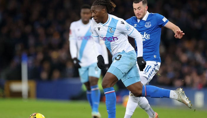 Onanas header lifts Everton out of relegation zone in a Premier League clash against Crystal Palace. — AFP