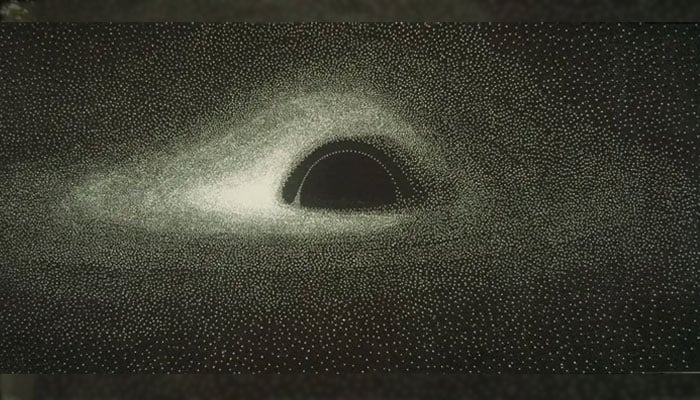 The first black hole image was made using computer visualisation. —Jean-Pierre Luminet