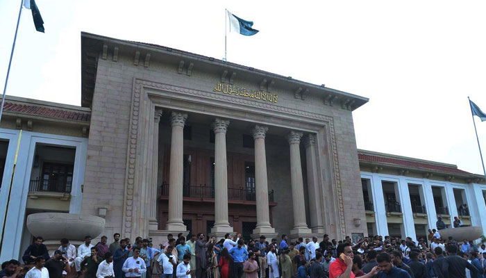 The front facade of the Punjab Assembly. — APP/File