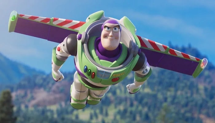 Buzz Lightyear — a fictional character in Disney–Pixars Toy Story franchise, voiced by Tim Allen. — PIXAR