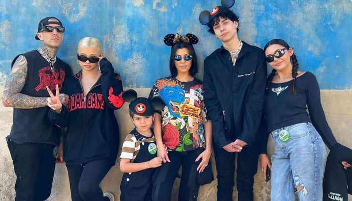 Kourtney Kardashian Barker and Travis Barker are enjoying family time in Sydney