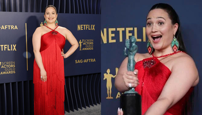 Lily Gladstone scores milestone win at 2024 SAG Awards