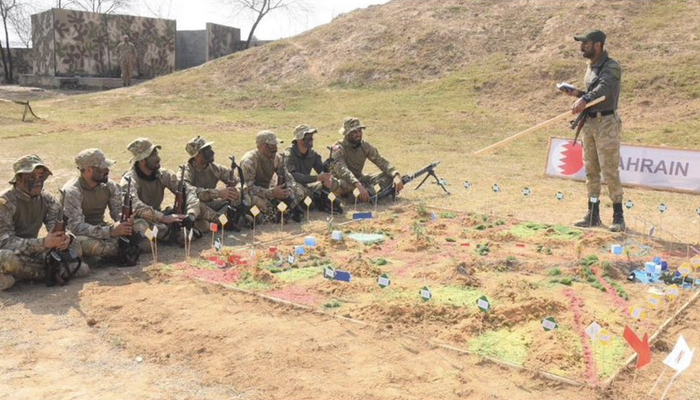 Opening ceremony of the 7th International PATS Exercise-2024 was held at the NCTC, Pabbi in Khyber Pakhtunkhwa on February 25, 2024. — ISPR