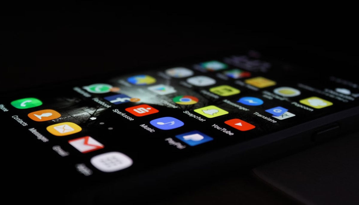 A representational image of a smartphone with applications displayed on its interface. — Unsplash