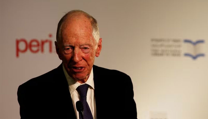 Lord Jacob Rothschild at the National Library of Israel in Jerusalem November 7, 2017. — Reuters