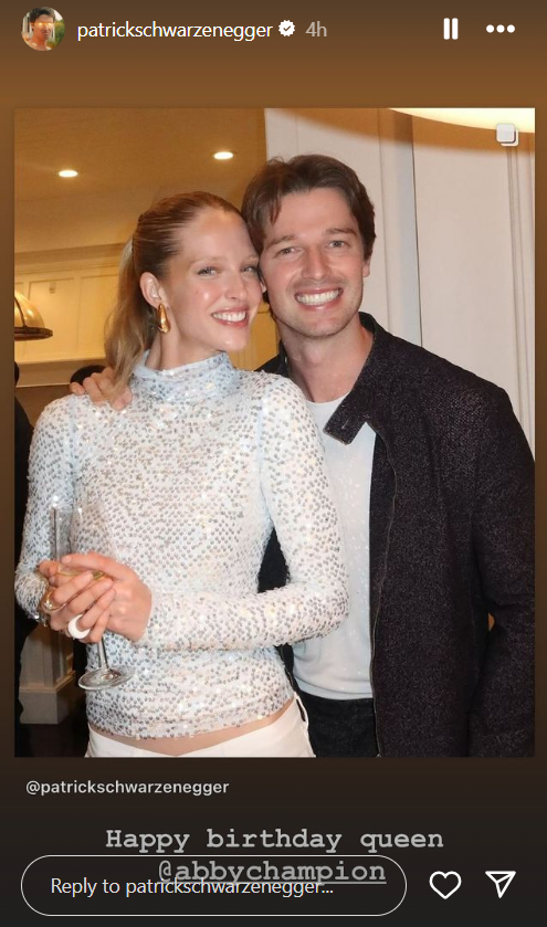 Patrick Schwarzenegger marks fiancee, Abby 27th birthday