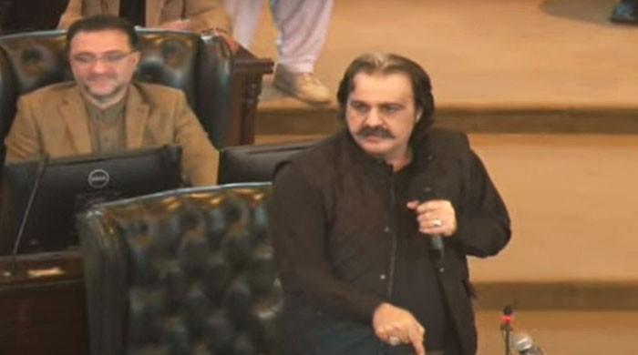 KP CM Ali Amin Gandapur demands CEC's resignation in fiery victory speech