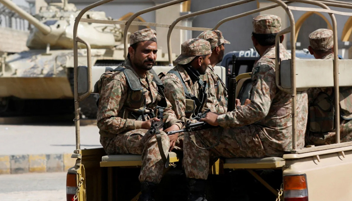 Pakistan Army personnel can be seen in this undated image. — Reuters/File