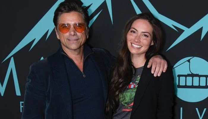 John Stamos lauds wife Caitlin Invisible Raptor movie premiere