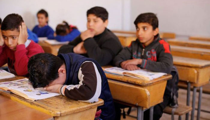 A representational image of students in class. — AFP/File