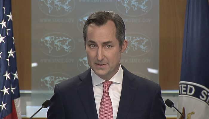 State Department Spokesperson Matthew Miller is responding to questions during daily press briefing in Washington on December 18, Monday. — Screengrab/State Department